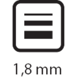 šířka stopy 1,8mm