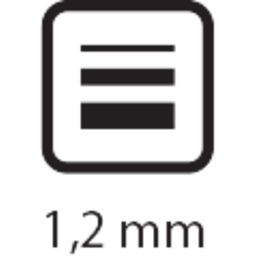 šířka stopy 1,2mm