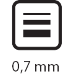 šířka stopy 0,7mm
