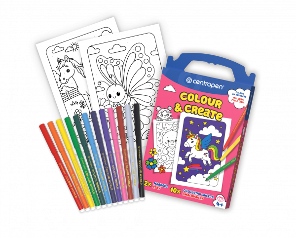 COLOUR & CREATE – Malen nach Zahlen – Mädchen 9350