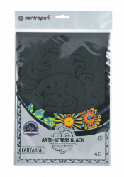 ANTI-STRESS BLACK COLOURING SHEETS 9997