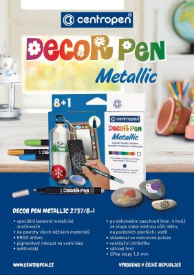 Leták DECOR PEN Metallic